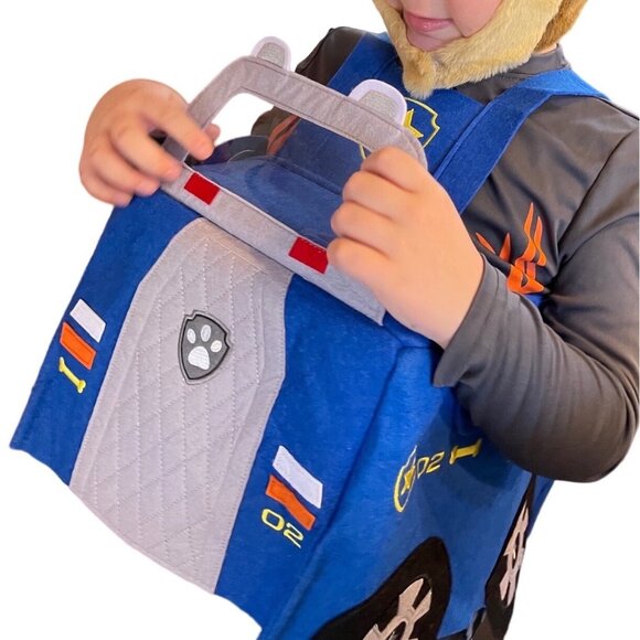 Pottery Barn Kids Costume Paw Patrol Pup Chase Blue 2 Pc Hat PBK Unisex Small - Picture 10 of 14